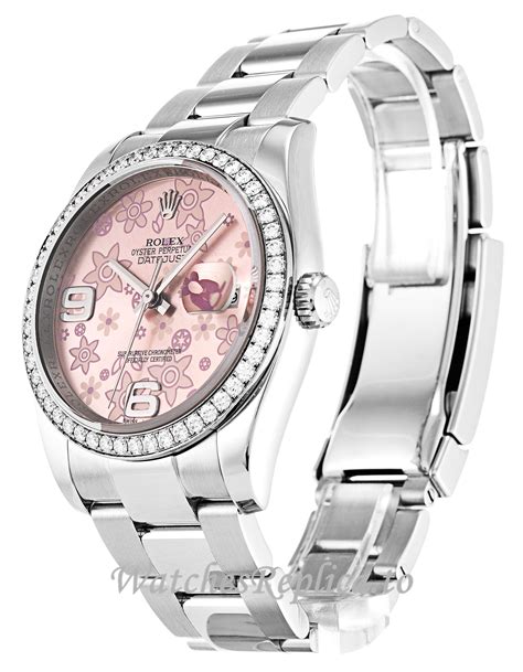 ladies rolex floral dial|Rolex datejust 116244.